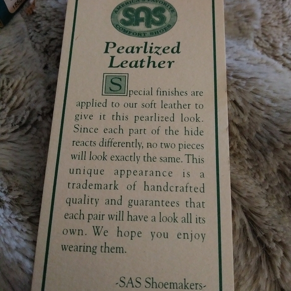 SAS Leather Pearlized Tripad Comfort Shoes - Picture 6 of 6